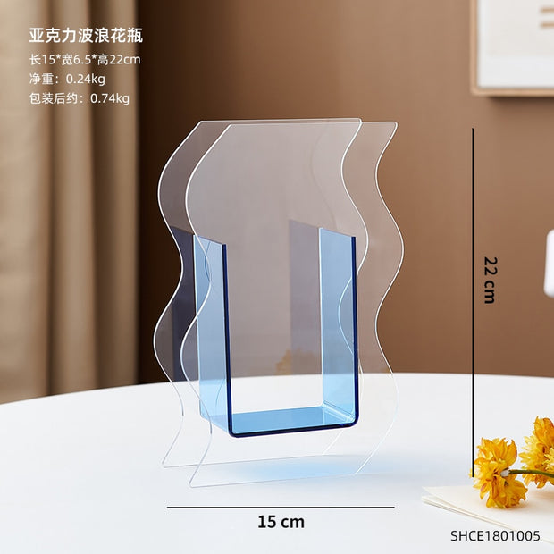 Colorful Acrylic Vase
