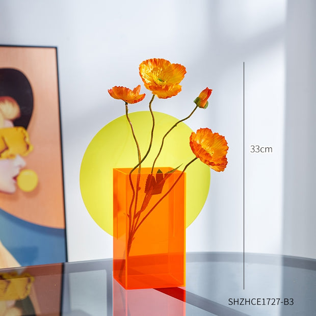 Colorful Acrylic Vase