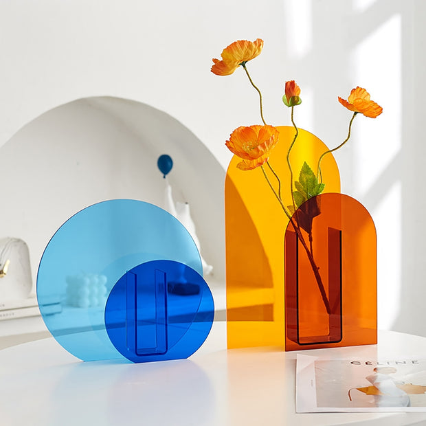 Colorful Acrylic Vase