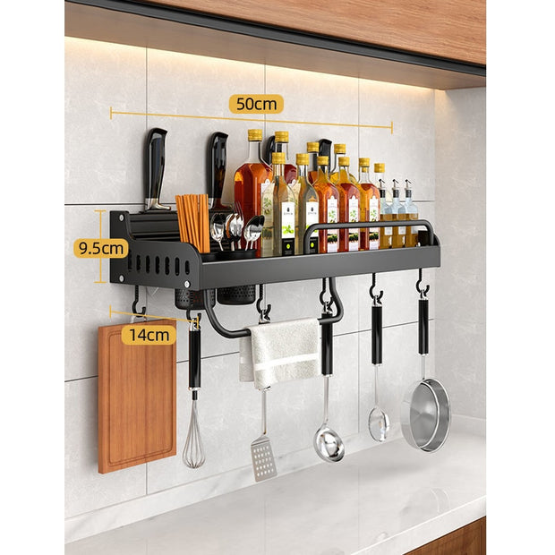 Wall-mounted Punch-free Kitchen Organizer