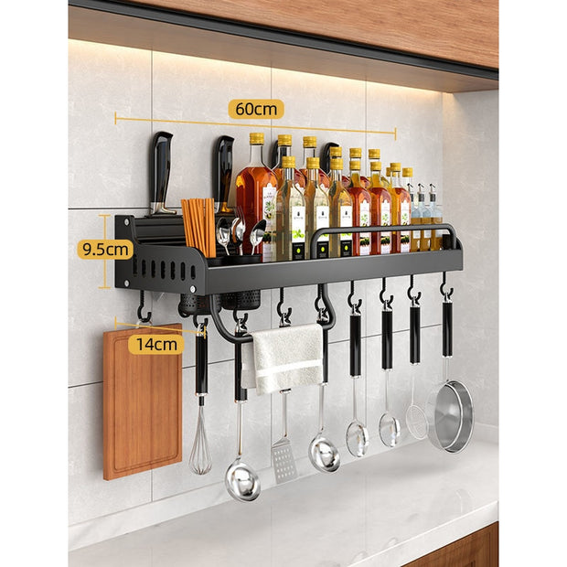 Wall-mounted Punch-free Kitchen Organizer